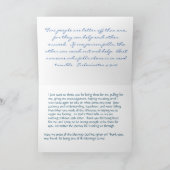 感謝Ecclesiastes 4:9-10 カード (内部)