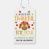 感謝For Youギフトラベル ギフトタグ (正面)