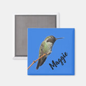 感謝Hummingbird写真自然評価 マグネット (正面/裏面)