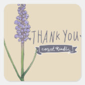 感謝Hyacinth スクエアシール (正面)