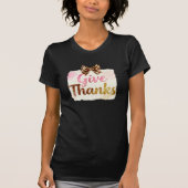 感謝Tシャツ | フラワーフォールコケットシャツ Tシャツ (正面)