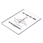 感電が必要に見える？心電図 ノートブック (左側)