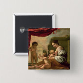 慈善のアレゴリー 缶バッジ (正面&裏面)