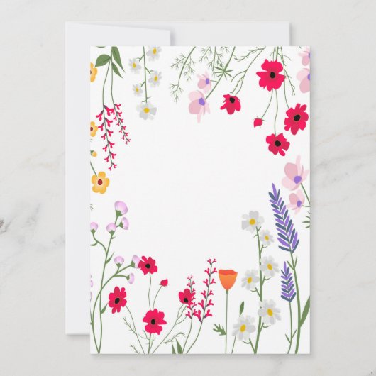 慈善の募金活動PTA PTOのスプリング・フェスティバルの招待 招待状 (裏面)