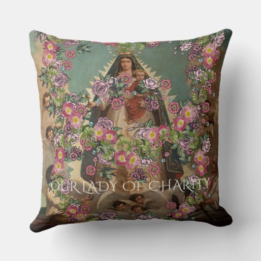 慈善の女神 クッション (裏面)