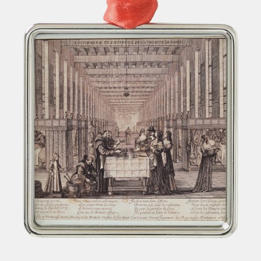 慈善の姉妹の付属診療所 メタルオーナメント (正面)