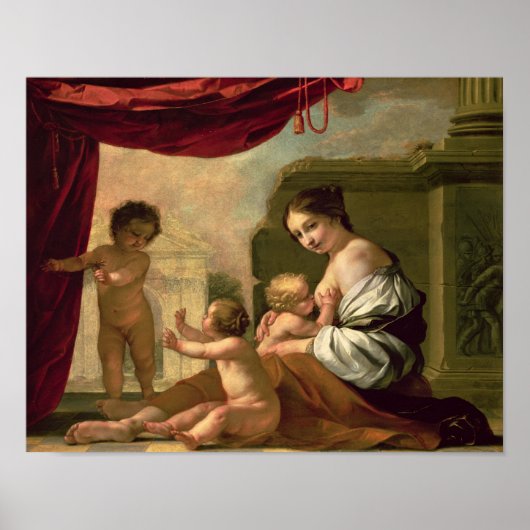 慈善の寓話 ポスター (正面)