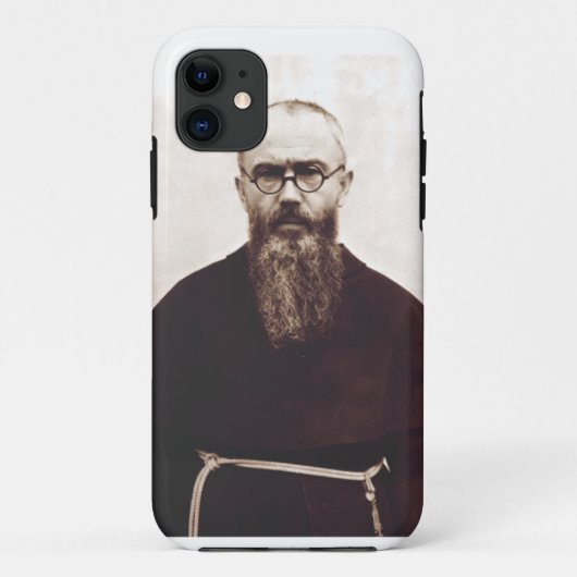 慈善の殉教者マキシミリアン・コルベ聖人 Case-Mate iPhoneケース (裏面)