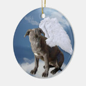 慈善の法律、ワシの洞穴の救助の天使 セラミックオーナメント (左)