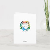 慈善の芸術 カード (裏面)