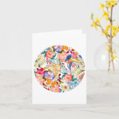 慈善の芸術 カード (黄色い花)