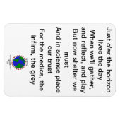 慈善を求める病 マグネット (横)