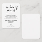 慈善団体が黒人を寄付する代わりに結婚 プレイスカード (正面/裏面)