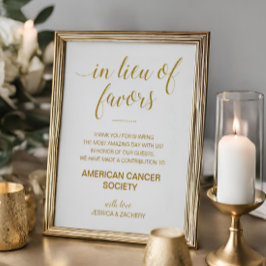 慈善寄付の便宜に代わる結婚金ゴールド ポスター