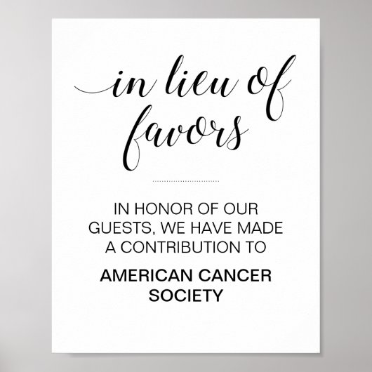 慈善寄付の印に代結婚えて ポスター (正面)