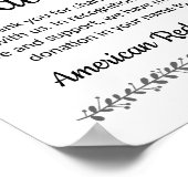 慈善寄付の印に代結婚えて ポスター (角)