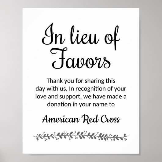 慈善寄付の印に代結婚えて ポスター (正面)