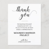 慈善寄付の恩恵に代わって結婚 (正面)