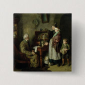 慈善2 缶バッジ (正面)