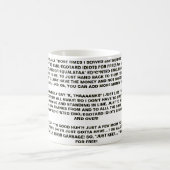 「慈善」 コーヒーマグカップ (中央)