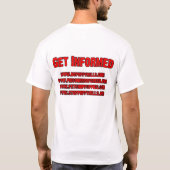 慈善: Puppymillsについて私に尋ねて下さい Tシャツ (裏面)