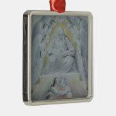 慈悲および真実は一緒に会います メタルオーナメント (右)