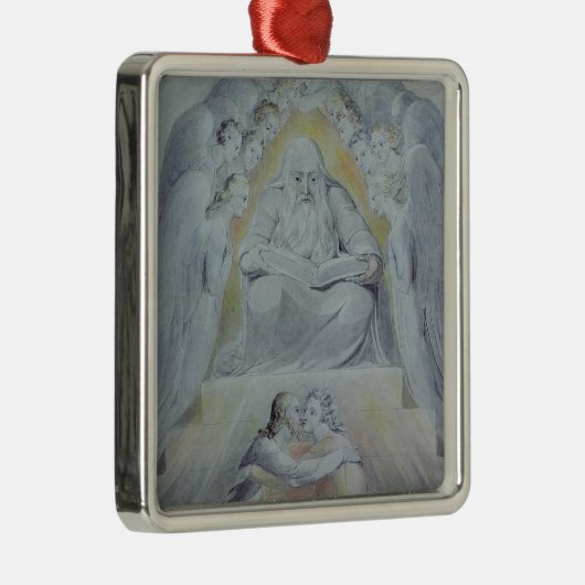 慈悲および真実は一緒に会います メタルオーナメント (右)