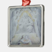 慈悲および真実は一緒に会います メタルオーナメント (左)