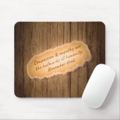 慈悲と共感は人間性の特徴である マウスパッド (マウス)