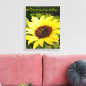 慈悲と平和と愛の聖書の聖句が包まれたキャンバス キャンバスプリント (インサイチュ (リビング))