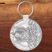 慈悲のキーチェーンの仏 キーホルダー (正面)