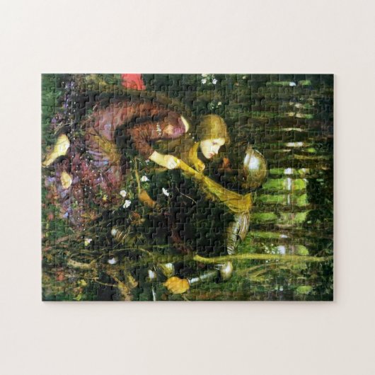 慈悲のパズルのないウォーターハウスの美しい女性 ジグソーパズル (横)