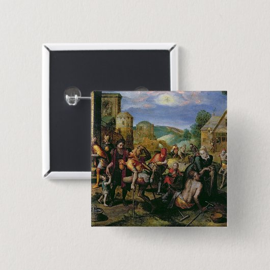 慈悲の仕事 缶バッジ (正面&裏面)