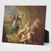 慈悲の天使， c.1746 (キャンバス上の油) フォトプラーク (側面)