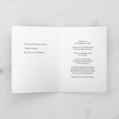 慈悲の母マドンナ祈りの言葉... カード (内部)