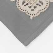 慈悲の母マドンナ祈りの言葉... フリースブランケット (角)