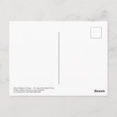 慈悲の母マドンナ祈りの言葉... ポストカード (裏面)