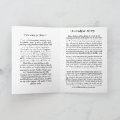 慈悲の聖母カード カード (内部)