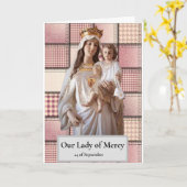 慈悲の聖母カード カード (黄色い花)