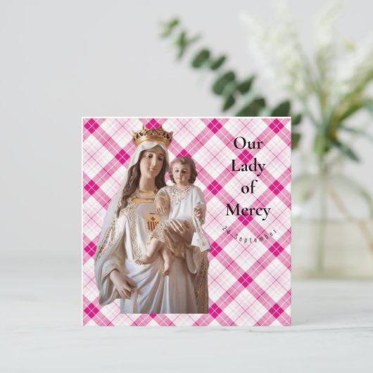 慈悲の聖母 カード (スタンド正面)