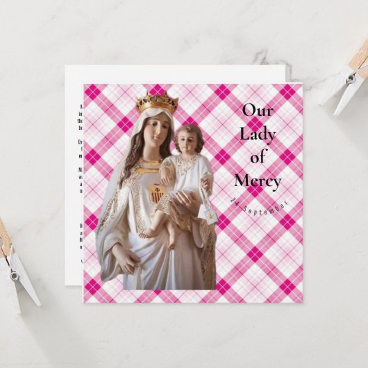 慈悲の聖母 カード (正面/裏面インサイチュ)