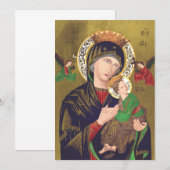 慈悲の聖母 サンキューカード (正面/裏面)