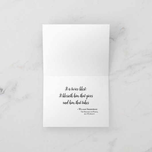 慈悲の質 サンキューカード (内部)