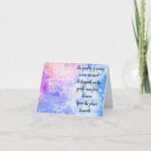 慈悲の質 サンキューカード (正面)