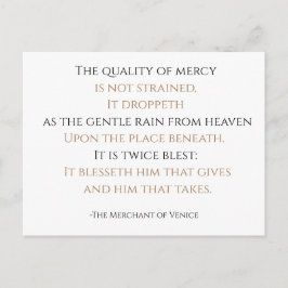 慈悲の質 ポストカード