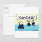 慈悲の金で天罰を裁く ポストカード (正面/裏面)