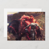 慈悲はがき無き美女 ポストカード (正面/裏面)