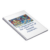 慈悲は主な法律である – 慈悲引用文 ノートブック (右側)