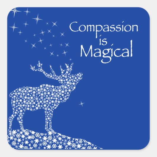 慈悲は魔法だ スクエアシール (正面)