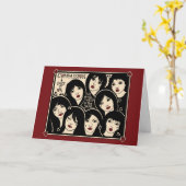 慈悲はOn_Greetingカードに渡す カード (黄色い花)